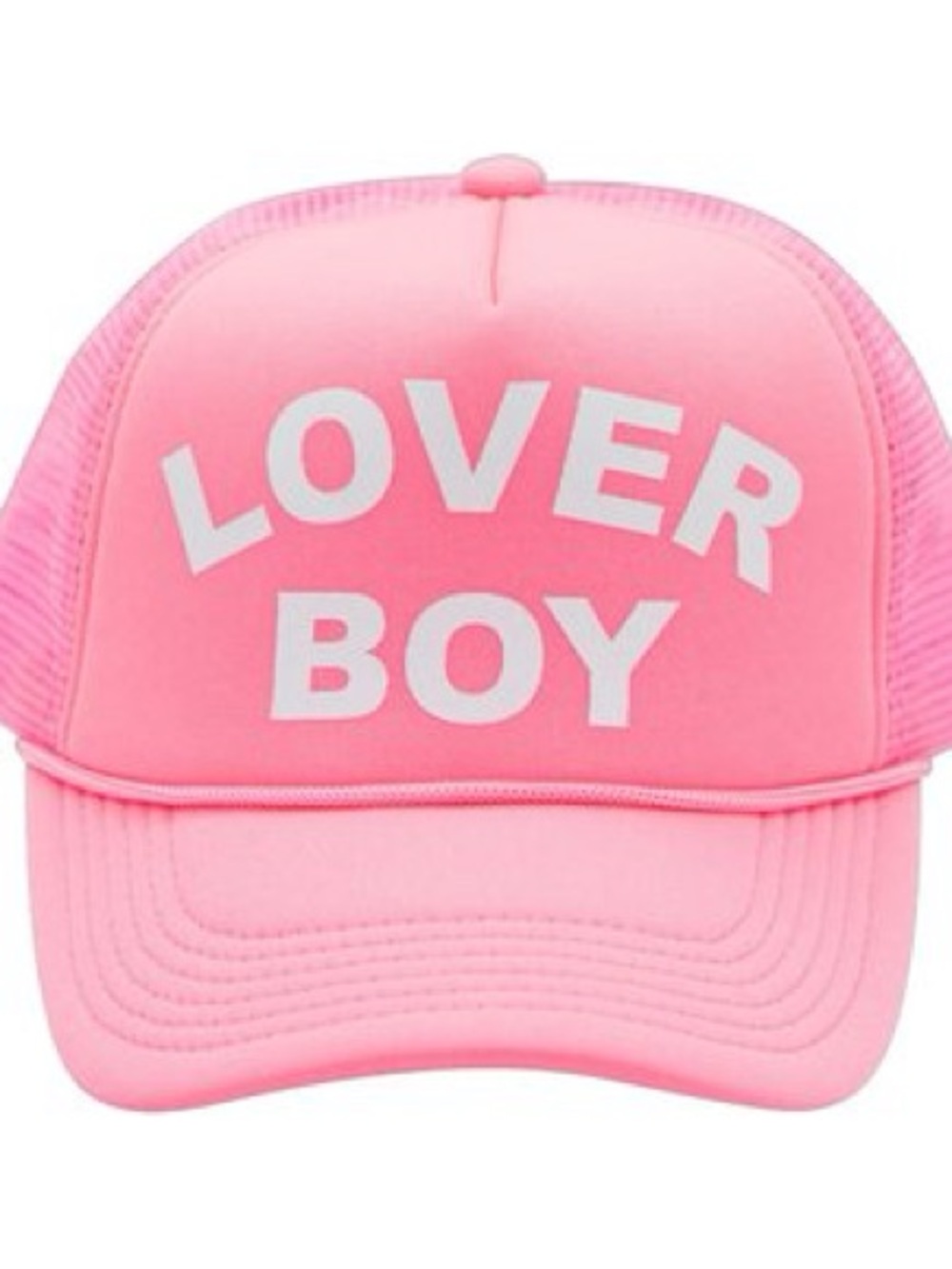 Pink 'Lover Boy' Trucker Hat